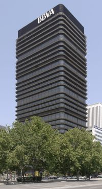 Madrid Paseo de la Castellana-BBVA